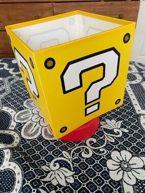Super Mario lucky block bedside lamp